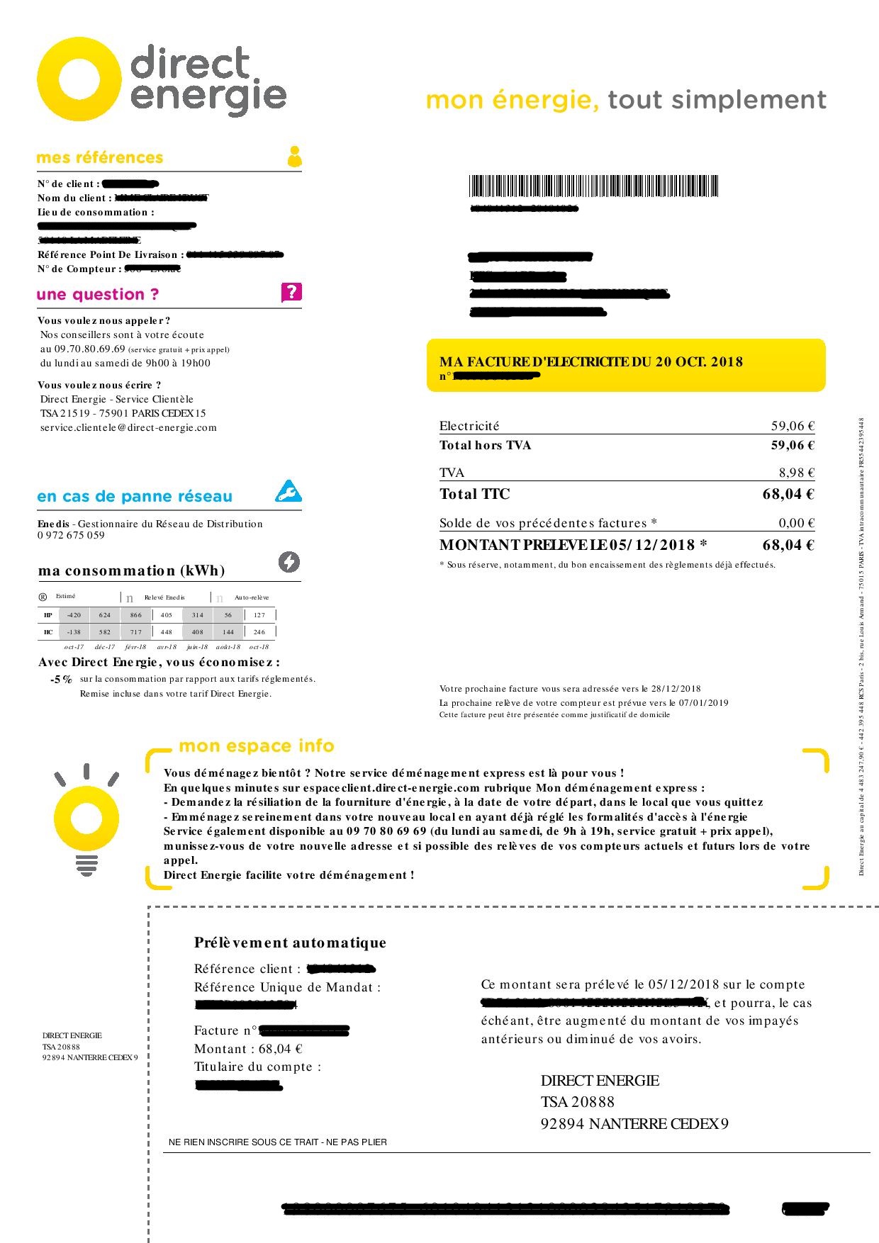 Facture Lectricit Calculer Et Comprendre Sa Facture Et Les Tarifs